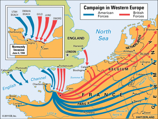 Western Europe- D-Day (Turning Point)