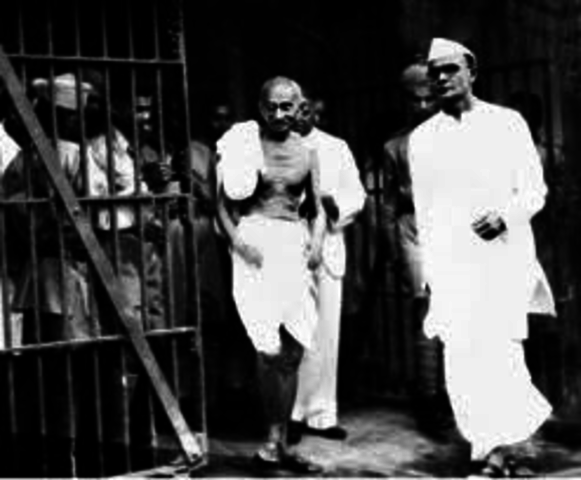 Violence Erupts and Ghandi Arressted