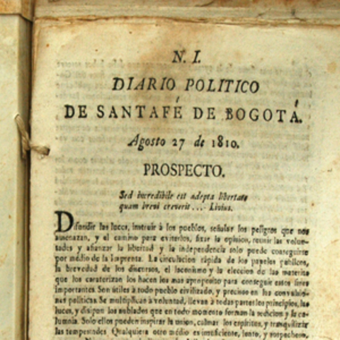 "Diario Político de Santafé de Bogotá"