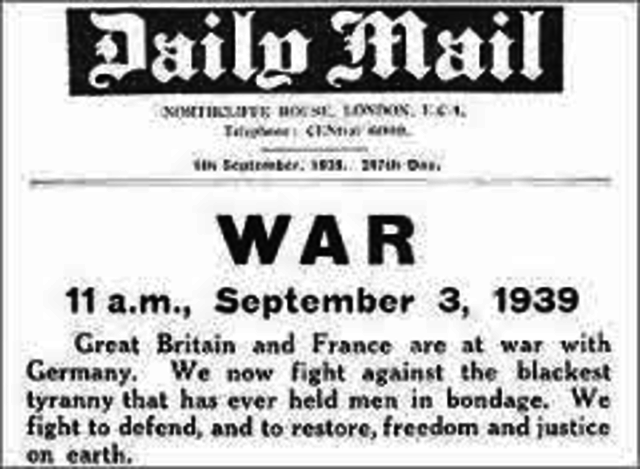 France Declares War on Germany