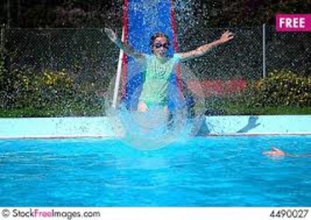 We go to the pool on Tuesday.