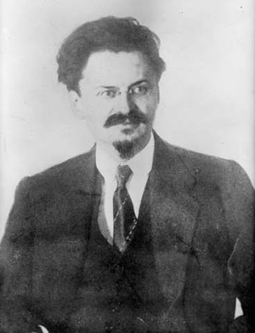 Trotsky into exile
