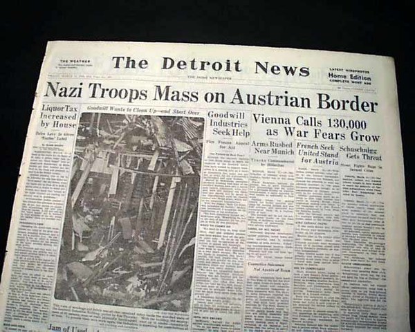 Hitler invades Austria