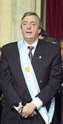 comienzo presidencia de Kirchner