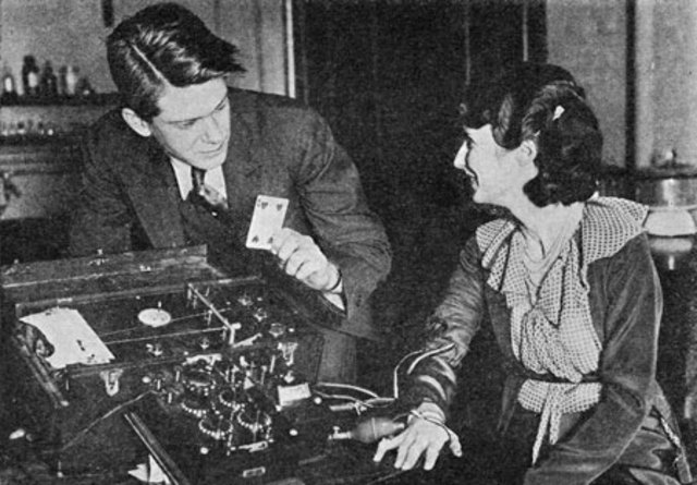 Prototype polygraph, which was invented by John Larson in 1921, developed for use in police stations