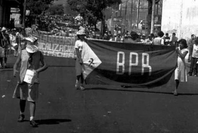 Manifestacion del BPR