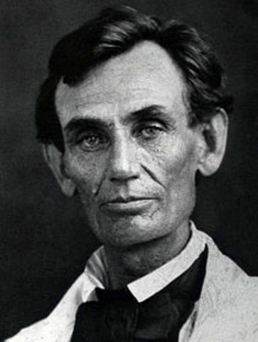 Lincoln becomes the 16th President of the United States