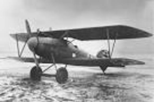 Airplane used in war