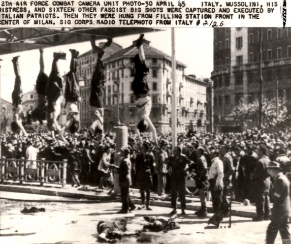 Mussolini hanged
