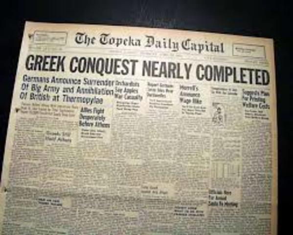 greece surrenders
