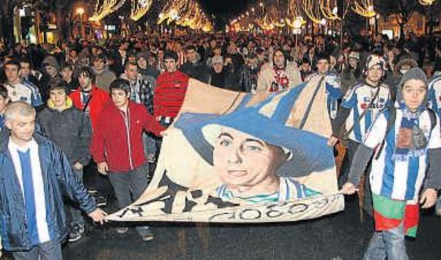 Muerte de Aitor Zabaleta (ATLÉTICO DE MADRID-REAL SOCIEDAD)