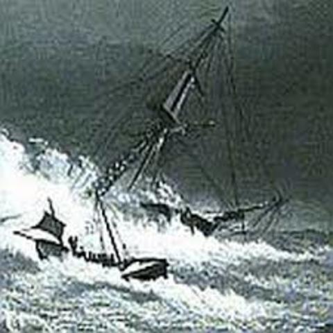 The first recorded shipwreck