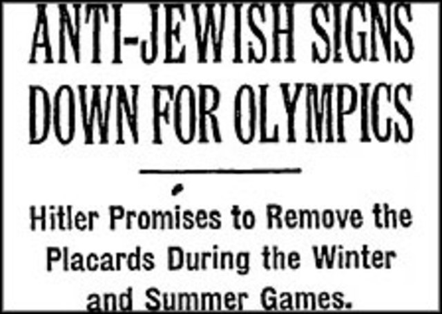 Summer Olypics held in Berlin