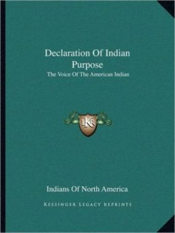 Declaration of Indian Purpose