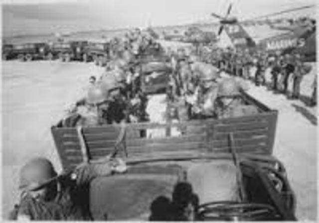 U.S. sends troops to the Dominican Republic.