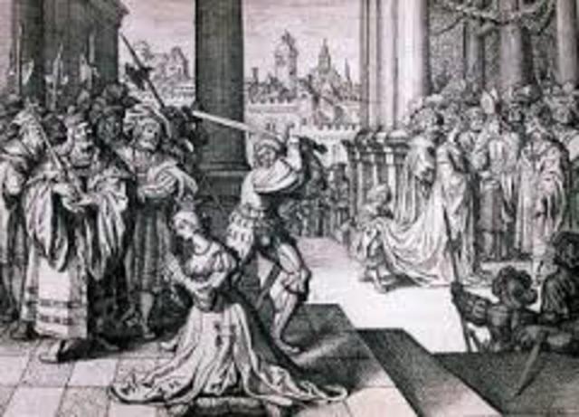 Anne Boleyn Beheaded