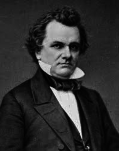 Stephen a. douglass creates the kansas nebraska act