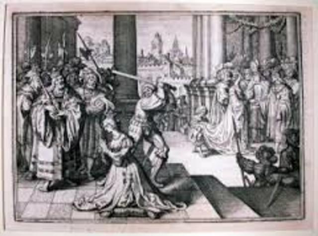 Anne Boleyn Beheaded