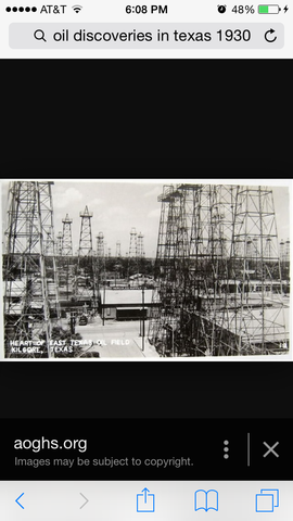 East Texas Oil Discoveries