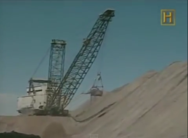 la excavadora de cable