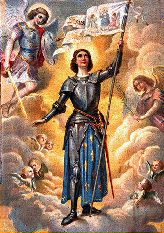 Pope Benedict XV makes Joan of Arc an official saint