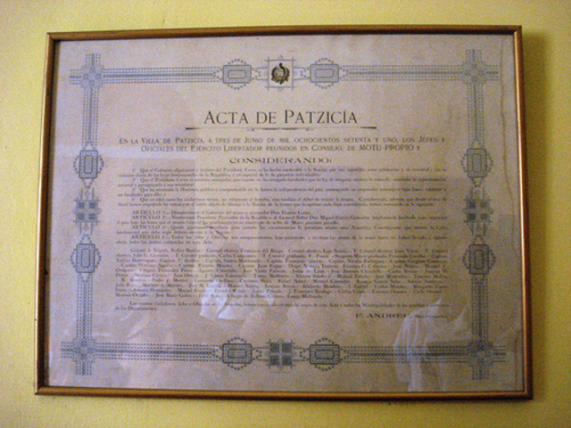 Acta de Patzicía