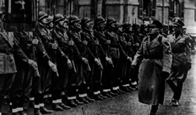 Mussolini's Italian forces take Ethiopia