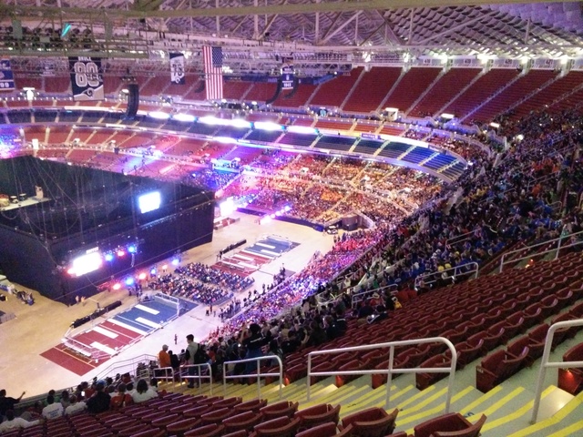 Hace un año que asistio robótica campeonato del mundo.