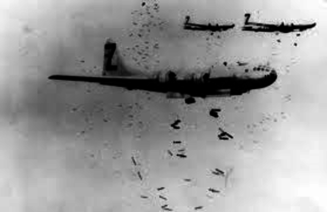 First boming raid by United States
