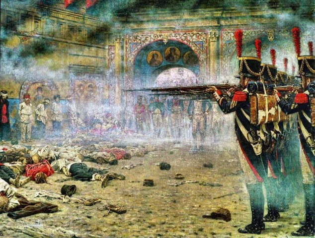 В покоренной Москве («Поджигатели» или «Расстрел в Кремле»)