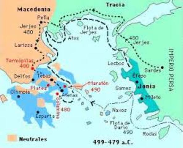 Guerres mèdiques:  494 - 479