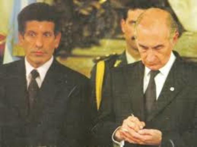 Renuncia del Vicepresidente