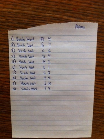 Jane Eyre Vocabulary