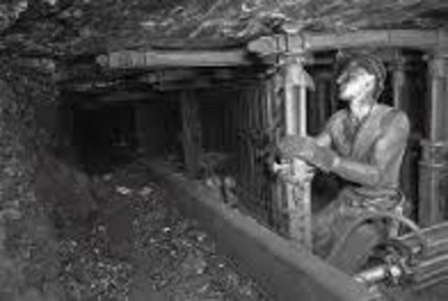 Werken in een kolenmijn