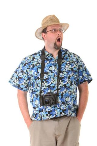 Sie planen zu kleiden wie Touristen.