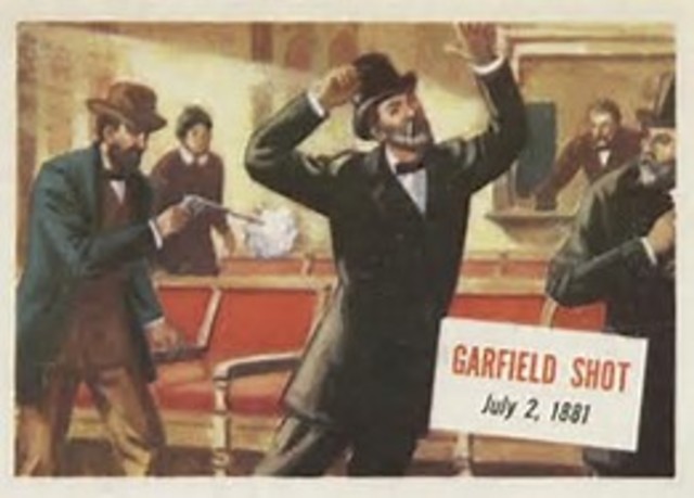James A. Garfield is Attacked