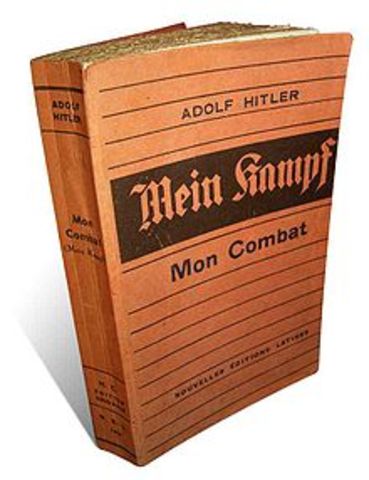 Adolf Hitler escriu "Mein kampf"