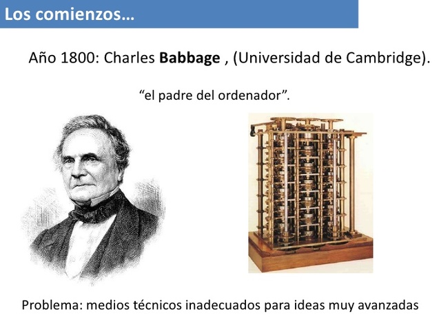 Charles Babbage (padre del ordenador):