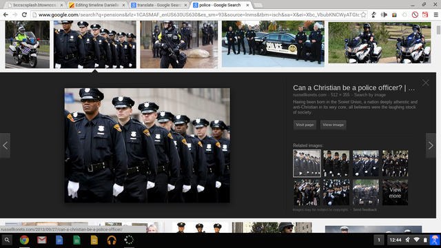 The police arrest the men.