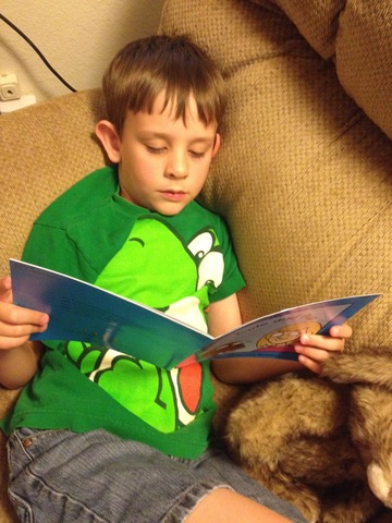 Watching the next generation explore reading