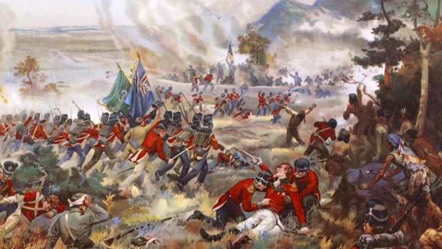 french victory general brock killed