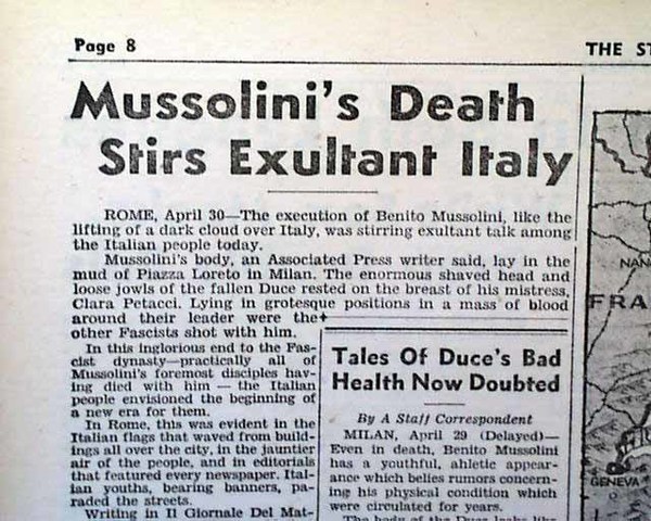 Mussolini is Killed
