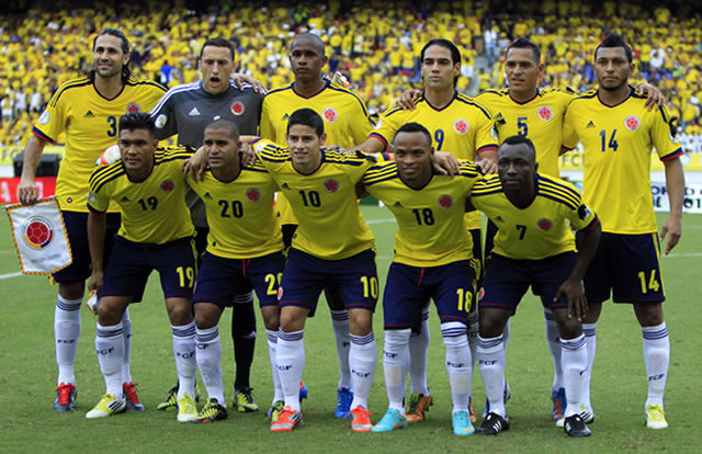 Quinta clasificación de Colombia en el mundial.