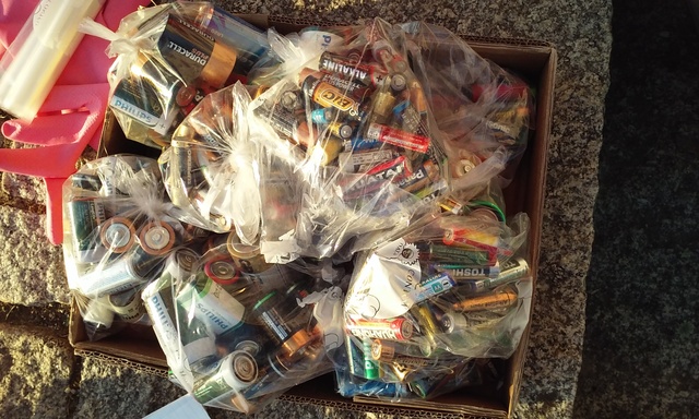 Couting and Weighing the Batteries