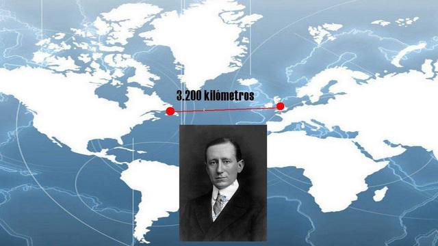 Primera Transmisión Inalámbrica ttransatlántica de Marconi