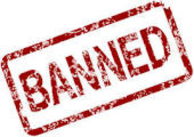 The Great Gatsby book was banned from schools.