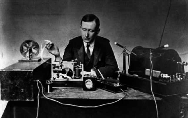 Primera transmisión Inalámbrica transatlántica de Marconi