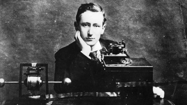 Primera transmisión inalámbrica trasatlántica de Marconi