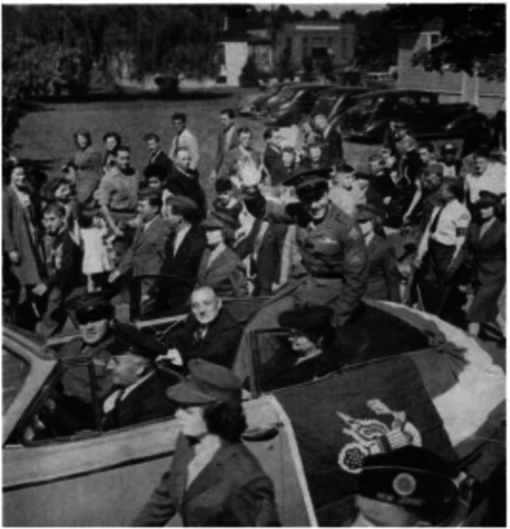 John Basilone begins War Bond Tour