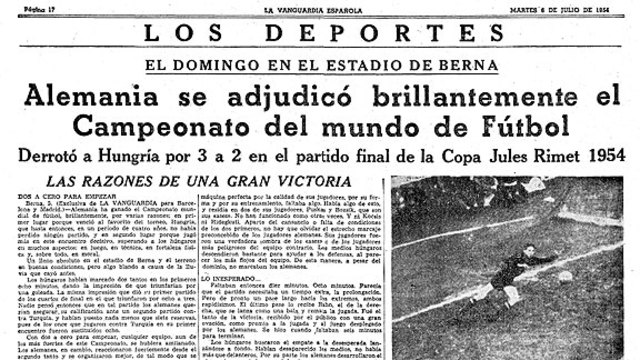 La V Copa Mundial de Fútbol se desarrolló en Suiza